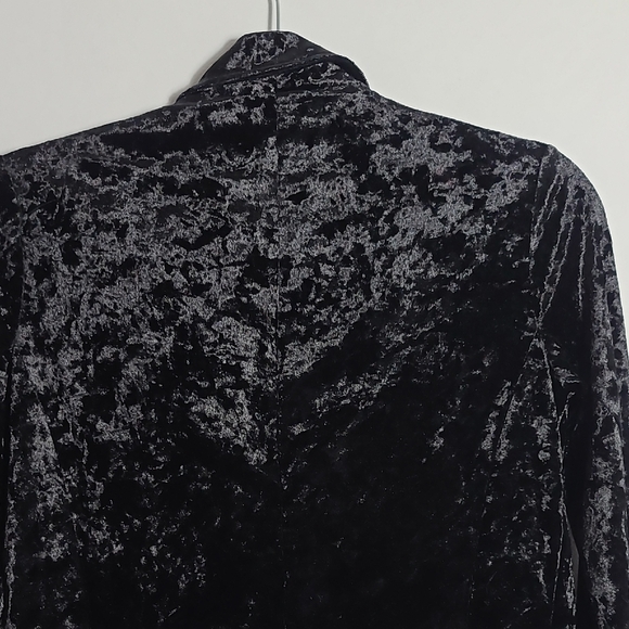 BAILEY 44 Black Velvet Women's Buttoned Blazer Size Medium - Picture 15 of 16